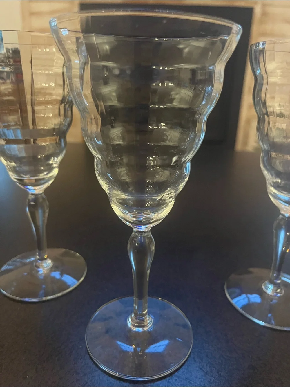 Vintage “Cambodia” glasses by Utility Glassworks 1920’s- Set of 3